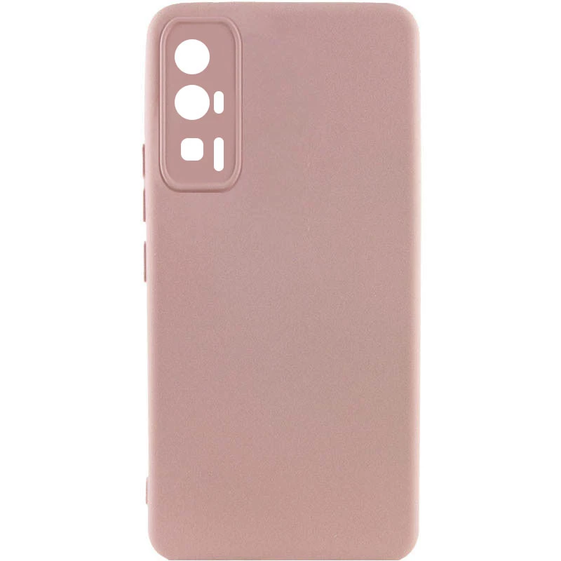 

Чехол Silicone Case Lakshmi с закрытой камерой для Xiaomi Poco F5 Pro (Розовый / Pink Sand), Рожевий / pink sand