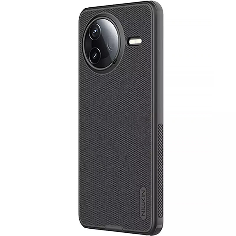 Пластикова накладка Nillkin Frost на Xiaomi Poco F7 Pro – Чорний. Фото 3 з 5