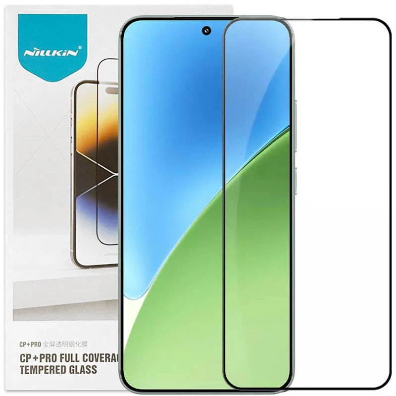 Защитное стекло Nillkin (CP+PRO) для Xiaomi 15 – Черный. Фото 1 из 7