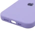 Чехол Silicone Case с закрытым низом для Apple iPhone 17 (6.3") – Сиреневый / Dasheen. Фото 6 из 6