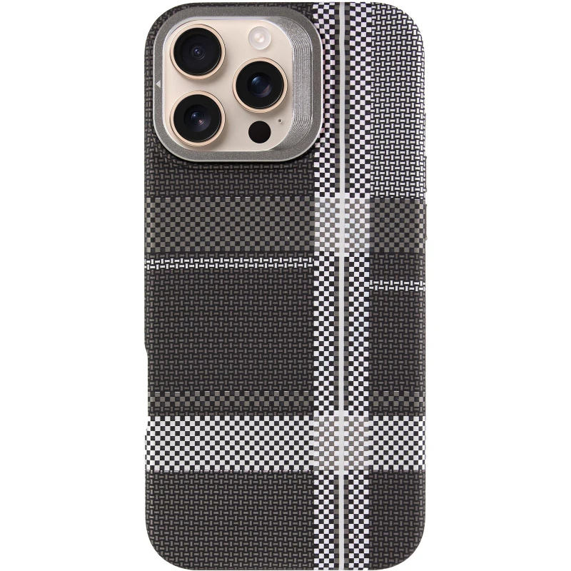 TPU чехол Pixel Craft with MagSafe для Apple iPhone 16 Pro Max – Urban Plaid. Фото 4 из 9