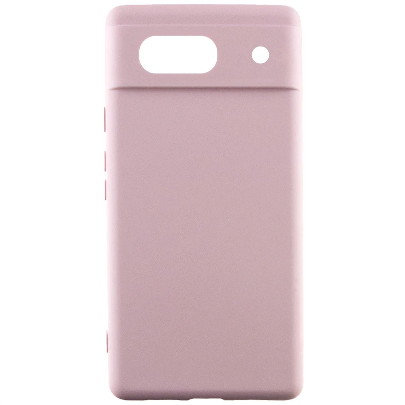 Чохол Silicone Case Lakshmi Premium із закритою камерою для Google Pixel 7a – Рожевий / Pink Sand. Фото 1 з 4