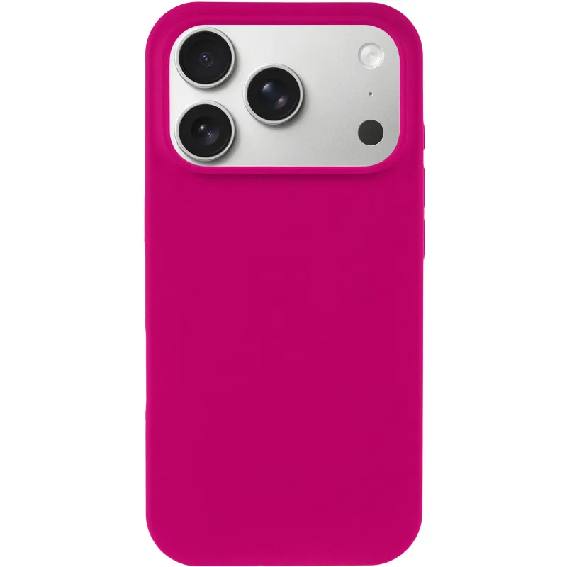 Чохол Silk Full Protective (AA) NO LOGO для Apple iPhone 17 Pro (6.3") – Червоний / Rose Red. Фото 2 з 5