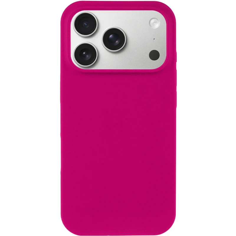 Чохол з закритим низом Silicone Case на Apple iPhone 17 Pro Max (6.9") – Червоний / Rose Red. Фото 4 з 7