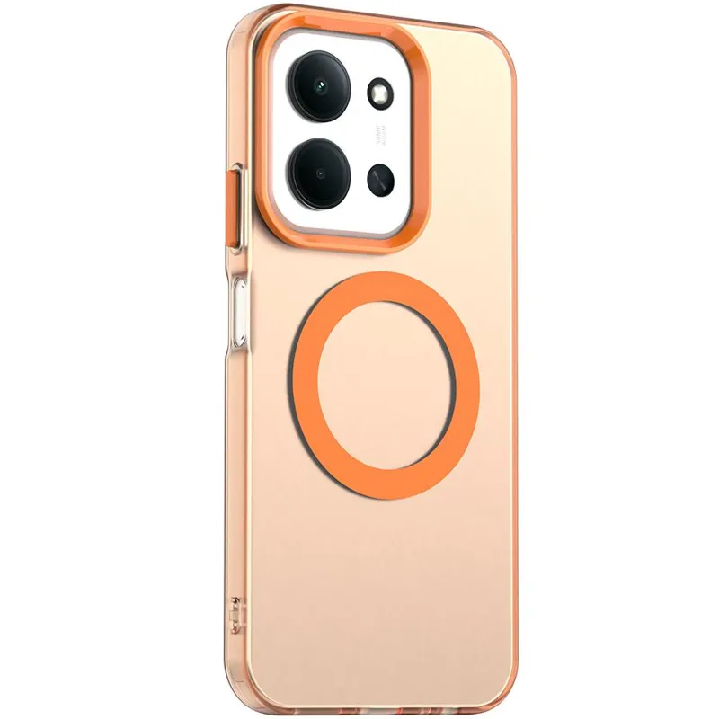 TPU+PC чохол Hybrid Magnetic Safe Case для Xiaomi Poco C85 (Global) – Orange. Фото 1 з 4