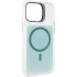 Чехол TPU+PC Jewel Sparkle with MagSafe для Apple iPhone 15 (6.1") – Aqua Blue. Фото 2 из 8