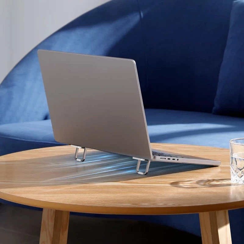Підставка для ноутбуку Baseus Slim Laptop Kickstand (2шт) (LUZC00001) – silver. Фото 4 з 6