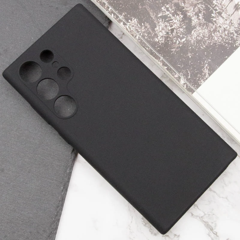 Чохол Silicone Case Lakshmi Premium із закритою камерою для Samsung Galaxy S23 Ultra – Чорний / Black. Фото 9 з 11