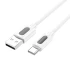 Дата кабель Borofone BX114 Structure USB to Type-C 3A (1m) – White. Фото 3 из 5