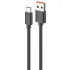 Дата кабель Amaya C77 USB to Type-C 3A (1m) – Black. Фото 1 из 2