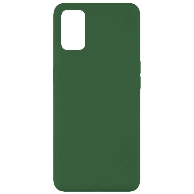 

Чохол Silicone Case без лого на Oppo A52 / A72 / A92 (Зелений / Dark green)