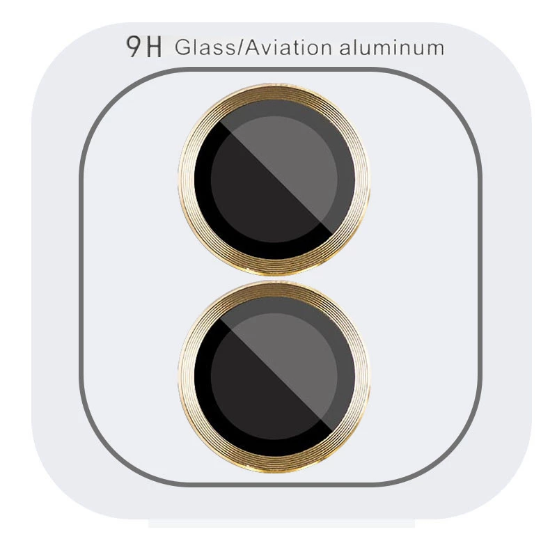 Металеве захисне скло на камеру на Apple iPhone 16 – Золотий / Gold. Фото 1 з 3