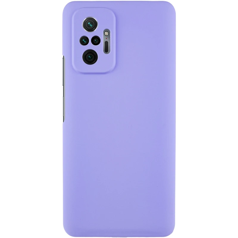 Чохол Silicone Case Lakshmi Premium із закритою камерою для Xiaomi Redmi Note 10 Pro – Бузковий / Dasheen. Фото 1 з 9