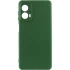 Чохол Silicone Case Lakshmi Plus з закритою камерою на Motorola Moto G85 – Зелений / Dark green. Фото 1 з 6