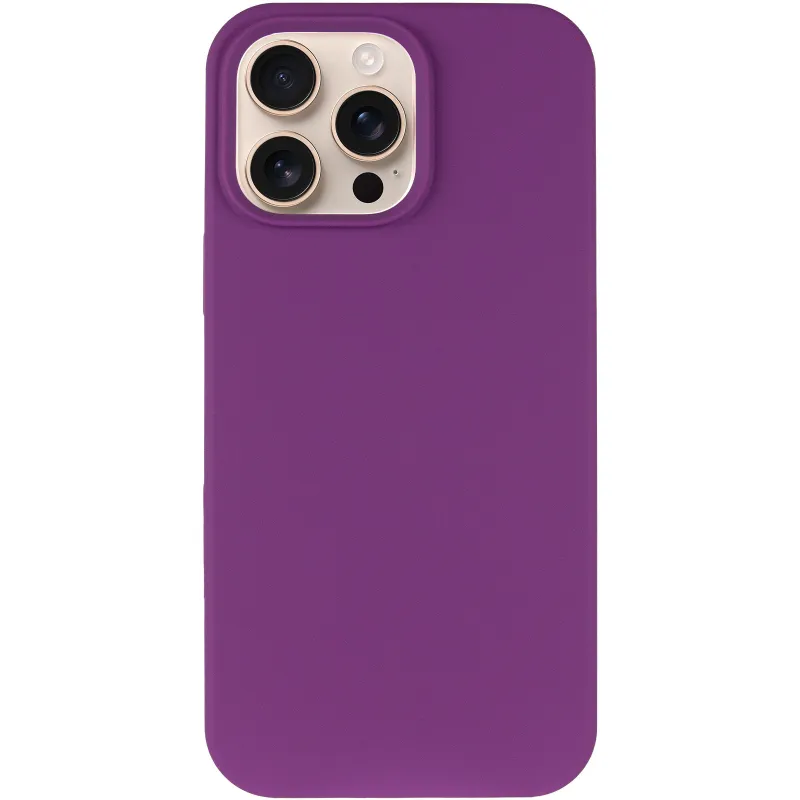 Чехол Silk Full Protective (AA) NO LOGO для Apple iPhone 16 Pro – Фиолетовый / Grape. Фото 4 из 7