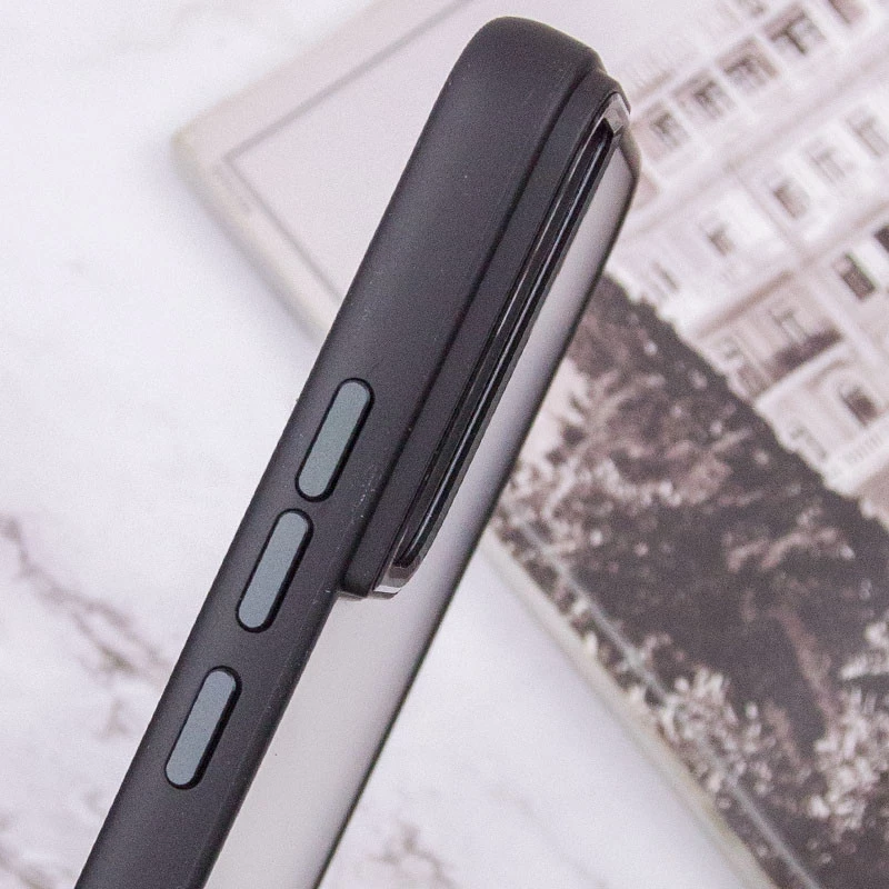 Захистний чохол TPU+PC матовий на Samsung Galaxy S23+ – Black. Фото 13 з 17