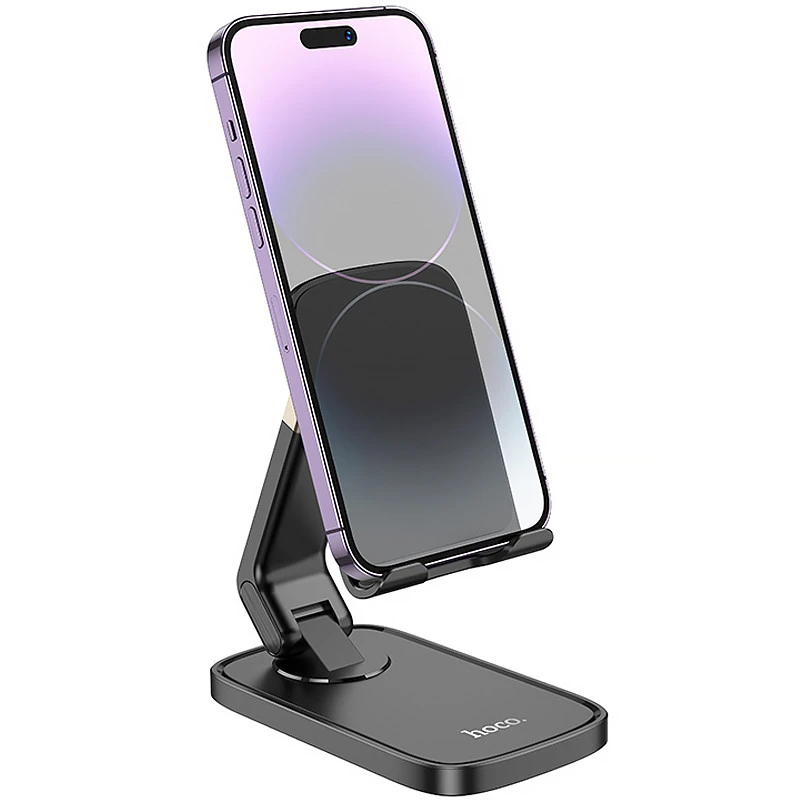 Подставка для телефона Hoco HD8 Blackfish – Black. Фото 2 из 5