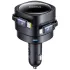 АЗП Baseus Enjoyment Max PD60W with retractable cables (1USB-C/1L) (C00035507121) – Cosmic Black. Фото 2 з 4