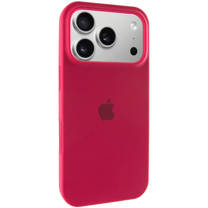 Чохол Silicone Case з закритим низом на Apple iPhone 17 Pro Max (6.9") – Червоний / Rose Red. Фото 1 з 6