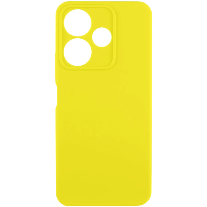 Чохол Silicone Cover Ummi Lakshmi Full Camera (AA) для Xiaomi Redmi 13 4G – Жовтий / Flash. Фото 1 з 2