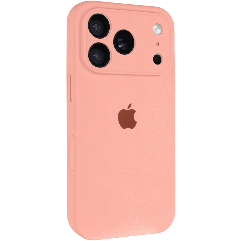 Чехол Silicone Case с защитой камеры для Apple iPhone 17 Pro Max (6.9") – Персиковый / Peach. Фото 1 из 1