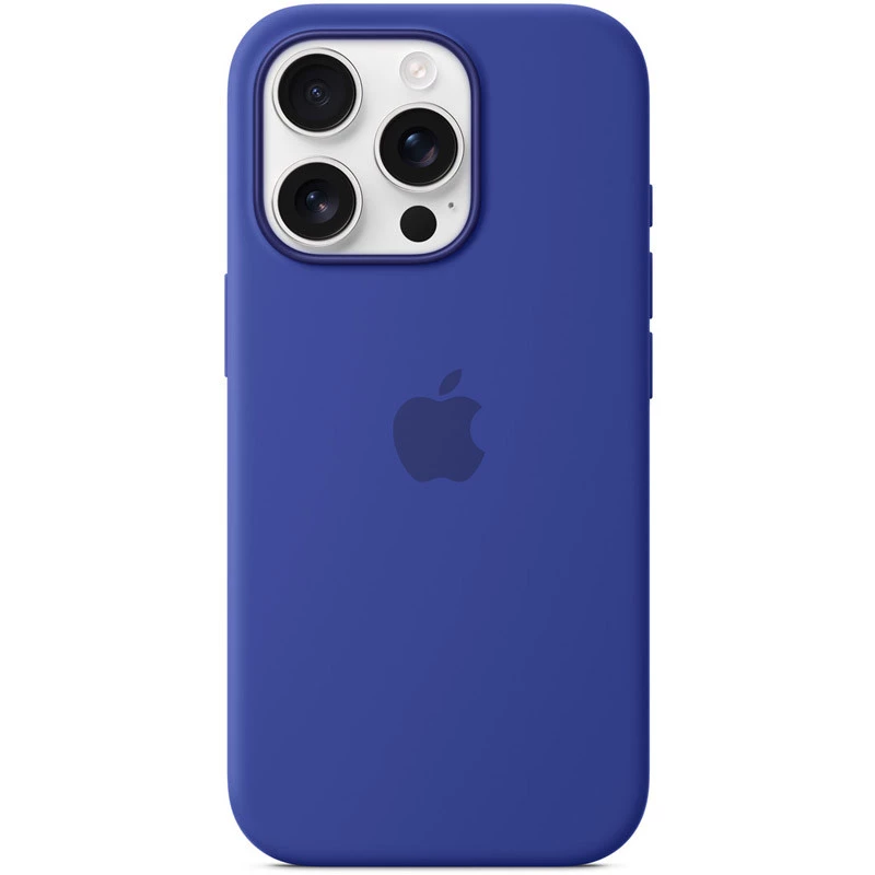 Силіконовий чохол ААА with Magsafe connection для Apple iPhone 16 Pro Max – Синій / Ultramarine, Ultramarine. Фото 3 з 10