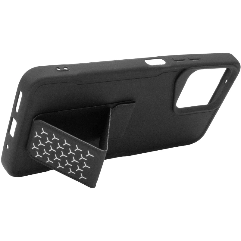 Чехол Вива с ремешком для Xiaomi Redmi 12 – Black. Фото 12 из 15