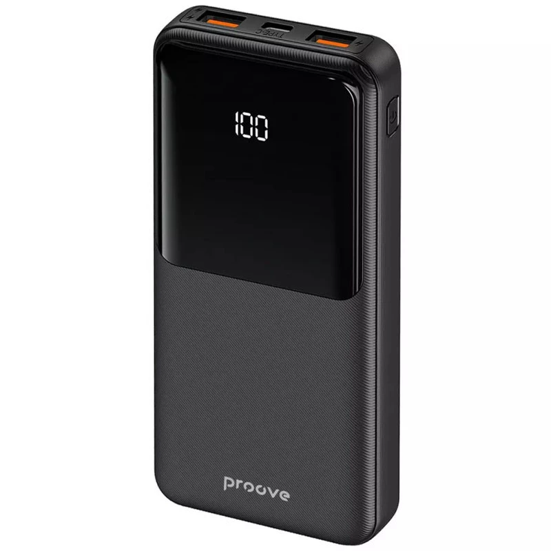 

Портативний зарядний пристрій Proove Illuminator 22.5W 10000 mAh (Black)