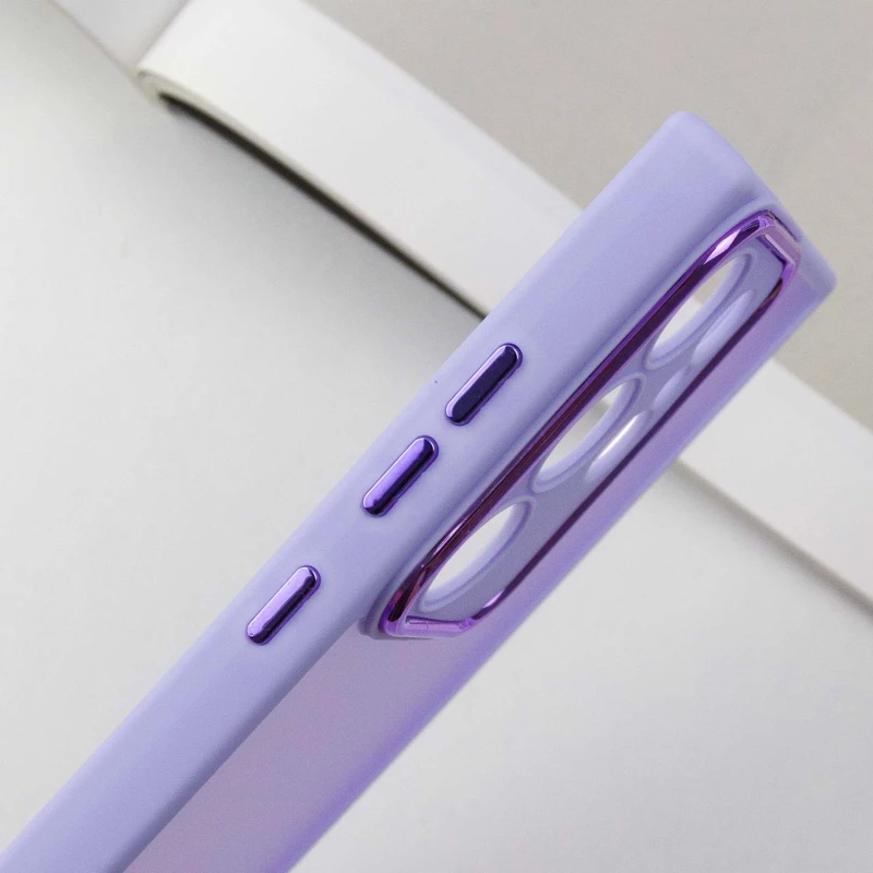 TPU+PC чохол Accent на Samsung Galaxy S23 Ultra – White / Purple. Фото 7 з 8