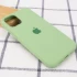 Чохол Silicone Case з закритим низом на Apple iPhone 16 – М'ятний / Mint. Фото 2 з 3