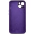 Чохол з закритим низом Silicone Case на Apple iPhone 16 – Фіолетовий / Elderberry. Фото 7 з 12