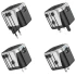 МЗП Hoco AC5 Level 2USB+Socket – Black. Фото 3 з 8