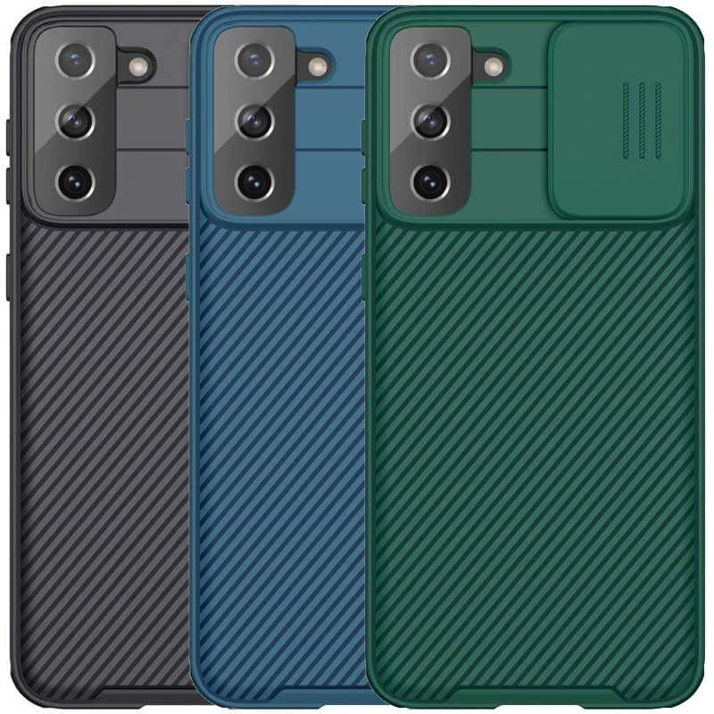 

Карбована накладка Nillkin зі шторкою для камери на Samsung Galaxy S21+