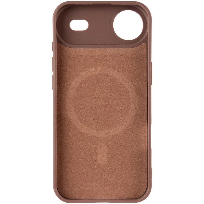 TPU чохол Carbon Protective with Magsafe для Apple iPhone 17 Air (6.5") – Coffee. Фото 4 з 6