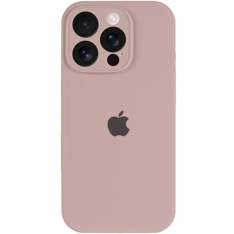 Чохол Silicone Case з захистом камери на Apple iPhone 15 Pro (6.1") – Сірий / Lavender. Фото 4 з 9