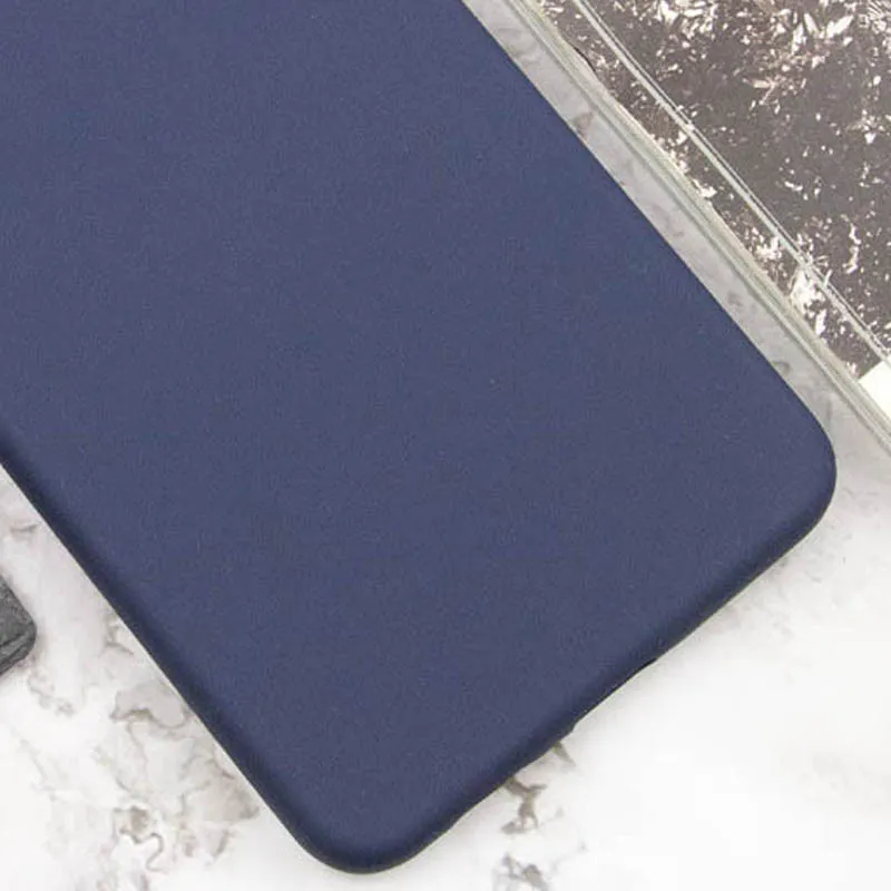 Чехол Silicone Case Lakshmi Premium на Samsung Galaxy A31 – Темно-синий / Midnight blue. Фото 3 из 3