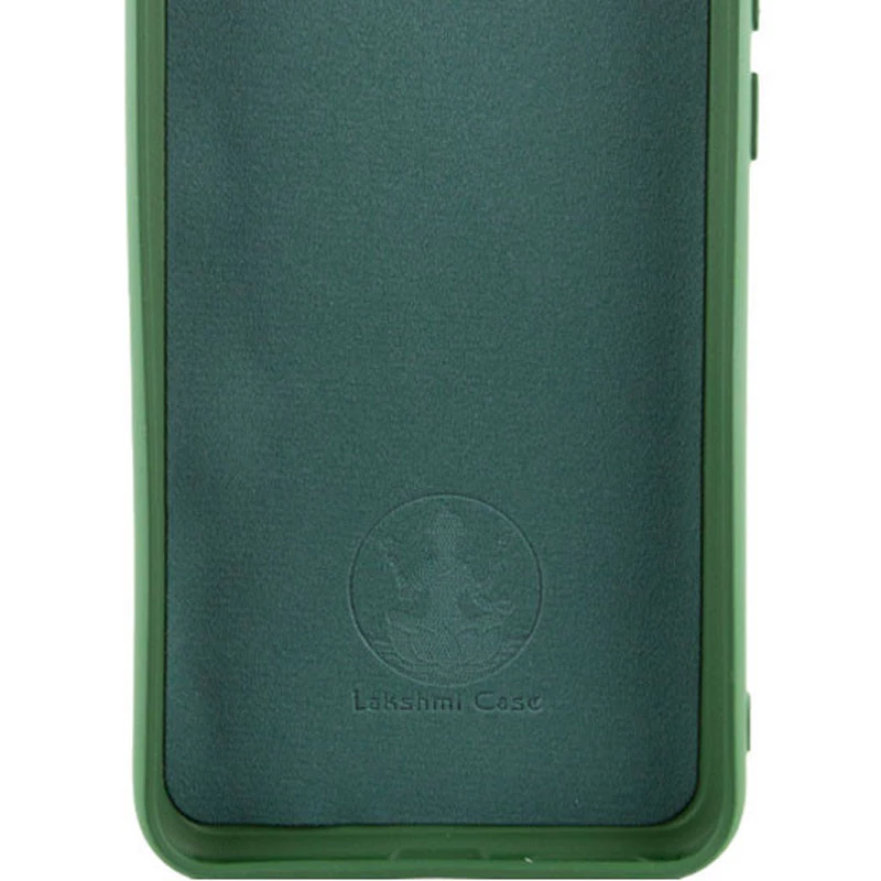 Чохол Silicone Case Lakshmi Plus з закритою камерою на Xiaomi Redmi A1 / A2 – Зелений / Dark green. Фото 2 з 4
