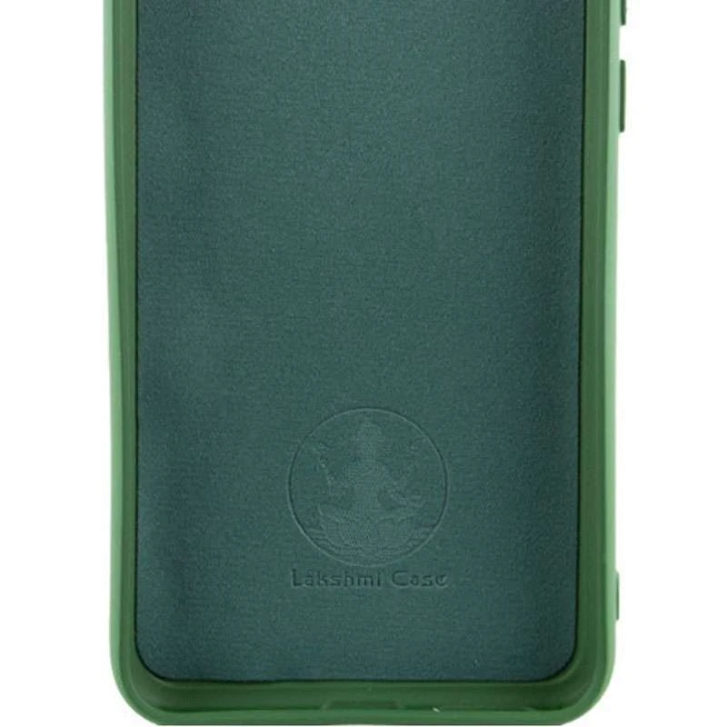 Чохол Silicone Case Lakshmi з закритою камерою на Xiaomi Redmi A1 / A2 – Зелений / Dark green. Фото 2 з 4