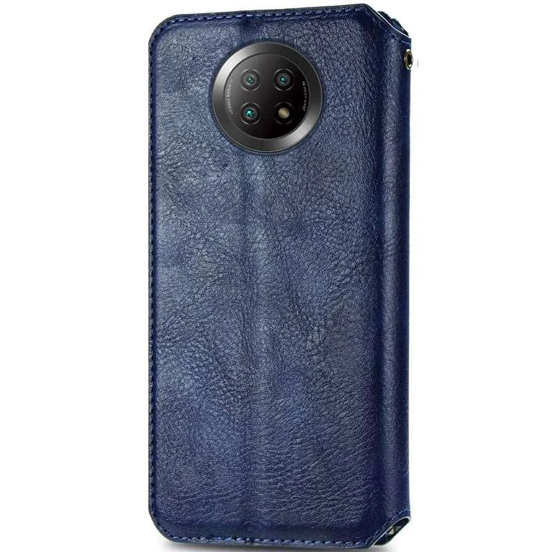 Чохол книжка GETMAN Cubic для Xiaomi Redmi Note 9 5G / Note 9T – Синій. Фото 3 з 6