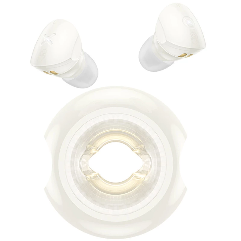 Беспроводные TWS наушники Hoco EW71 Galaxia – Milky White. Фото 2 из 2