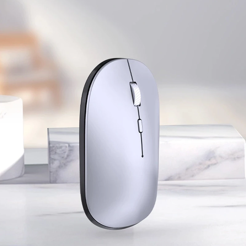 Бездротова миша WIWU WM110 Office Mouse (2.4G+Bluetooth) – silver. Фото 3 з 8