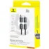 Дата кабель Baseus Versatile Two-for-Two USB/Type-C to Type-C/Lightning 60W (1m) (CB000162) – Cosmic Black. Фото 6 з 6