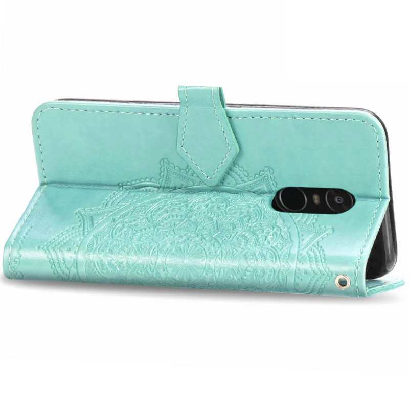 Кожаный чехол-книжка Art Case с визитницей для Xiaomi Redmi Note 4X / Note 4 (Snapdragon) – Бирюзовый. Фото 5 из 8