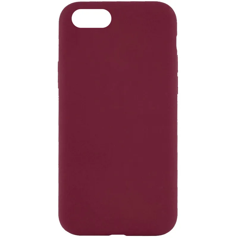 Чохол Silk Full Protective (AA) NO LOGO для Apple iPhone 6/6s (4.7") – Бордовий / Plum. Фото 1 з 1