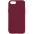 Чехол с закрытым низом Silicone Case для Apple iPhone 6/6s (4.7") – Бордовый / Plum. Фото 1 из 1