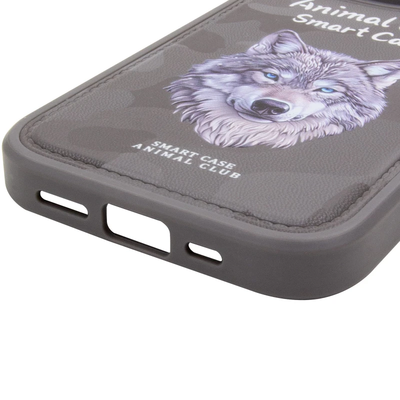 TPU+PC чохол Animal Club для Apple iPhone 17 Pro (6.3") – Titanium Gray. Фото 6 з 6