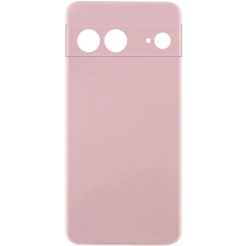 Чехол Silicone Case Lakshmi Premium з закритою камерою на Google Pixel 8 – Розовый / Pink Sand. Фото 1 из 3