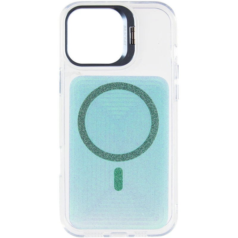 Чохол TPU+PC Jewel Sparkle with MagSafe для Apple iPhone 16 Pro – Aqua Blue. Фото 4 з 8
