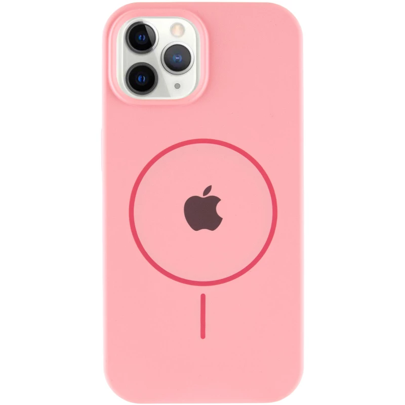 Чохол Silicone Armor Max with MagSafe для Apple iPhone 11 Pro (5.8") – Рожевий / Light pink. Фото 4 з 9