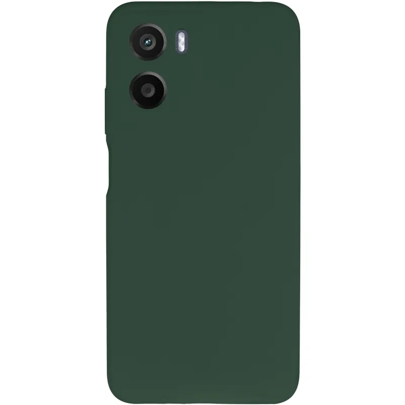 Чохол Silicone Case Lakshmi Premium із закритою камерою для Motorola Moto G05 – Зелений / Cyprus Green. Фото 3 з 8